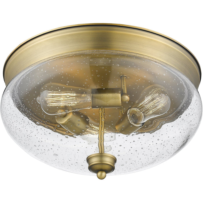 Amon Heritage Brass Flushmount | theLightShop