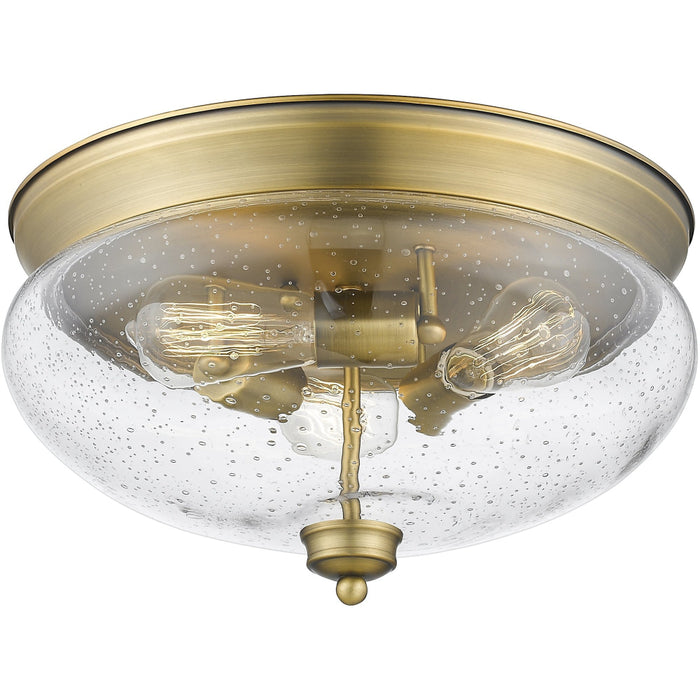 Amon Heritage Brass Flushmount | theLightShop