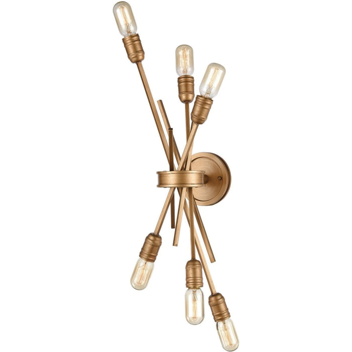 Xenia Matte Gold Wall Sconce - Wall Sconce