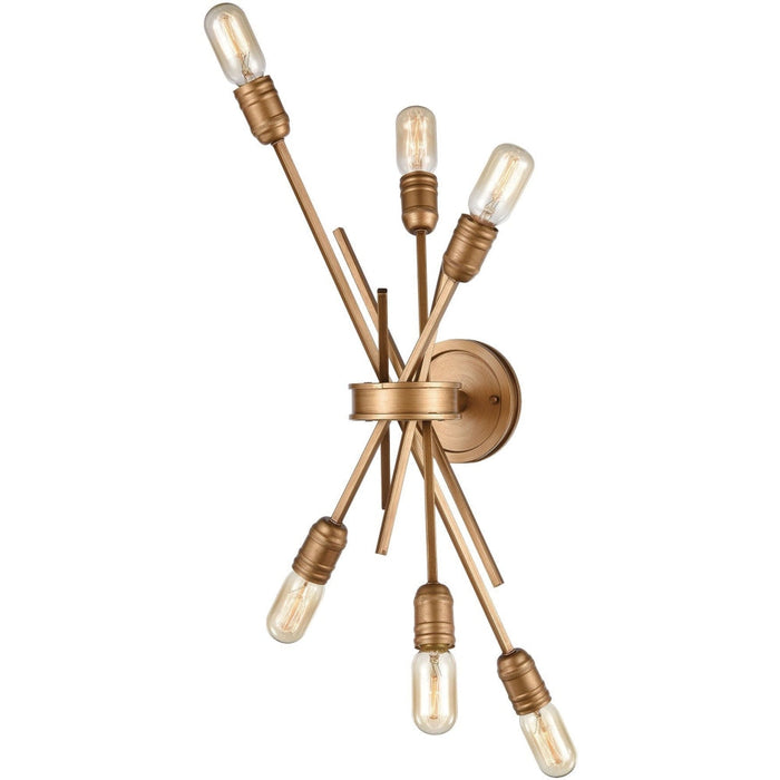 Xenia Matte Gold Wall Sconce - Wall Sconce