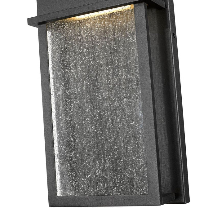 Z-Lite Eclipse Black 2 Light Outdoor Wall Sconce 577B-BK-LED | theLightShop