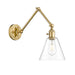 Z-Lite Gayson Swing-Arm Wall Lamp Modern Gold 1 Light 348S-MGLD | theLightShop