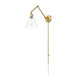 Z-Lite Gayson Swing-Arm Wall Lamp Modern Gold 1 Light 348S-MGLD | theLightShop