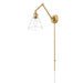 Z-Lite Gayson Swing-Arm Wall Lamp Rubbed Brass 1 Light 348S-RB | theLightShop