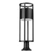 Z-Lite Luca Black LED 1 Light Outdoor Pier Mounted Fixture 517PHB-553PM-BK-LED | theLightShop